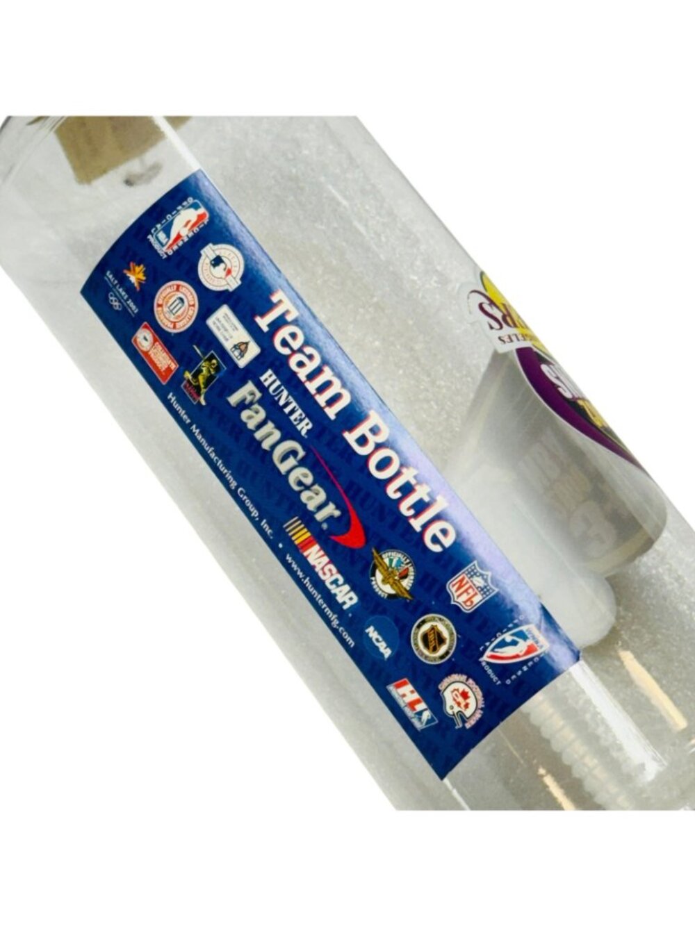 Los Angeles Lakers 32oz Clear Sports Water Bottle – 2000 2001 2002 NBA Champions - Picture 2 of 4
